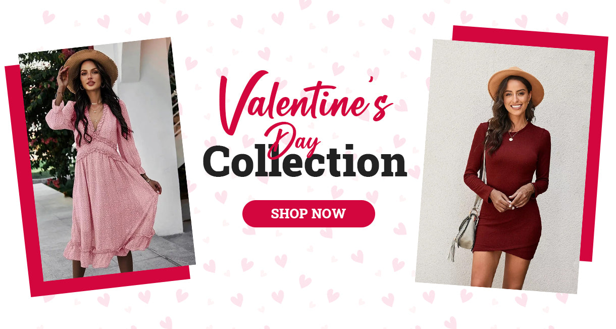 La Bella Fashion Boutique Online Boutique Valentine's Day Collection of dresses and blouses for date night