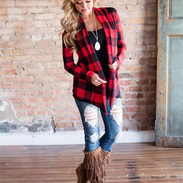 Tartan clearance plaid sweater