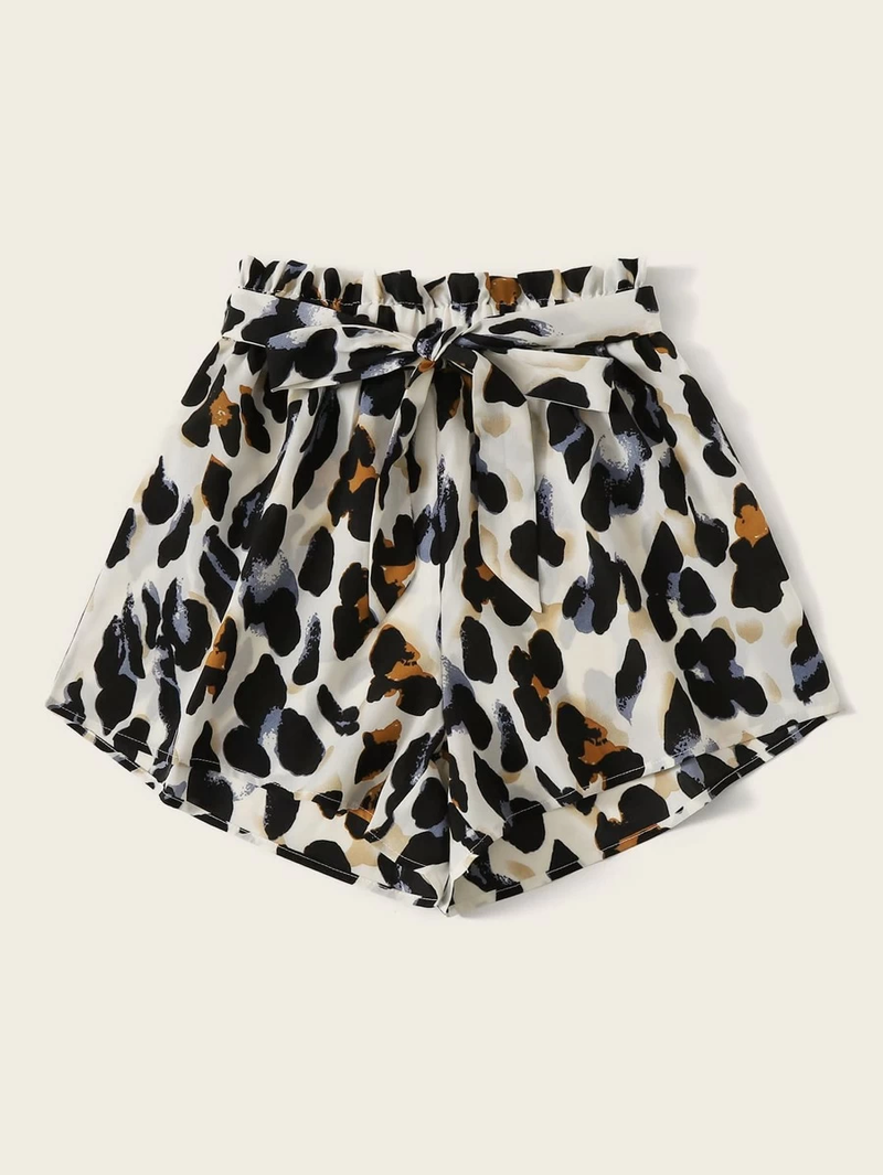 Nicosia Leopard Shorts