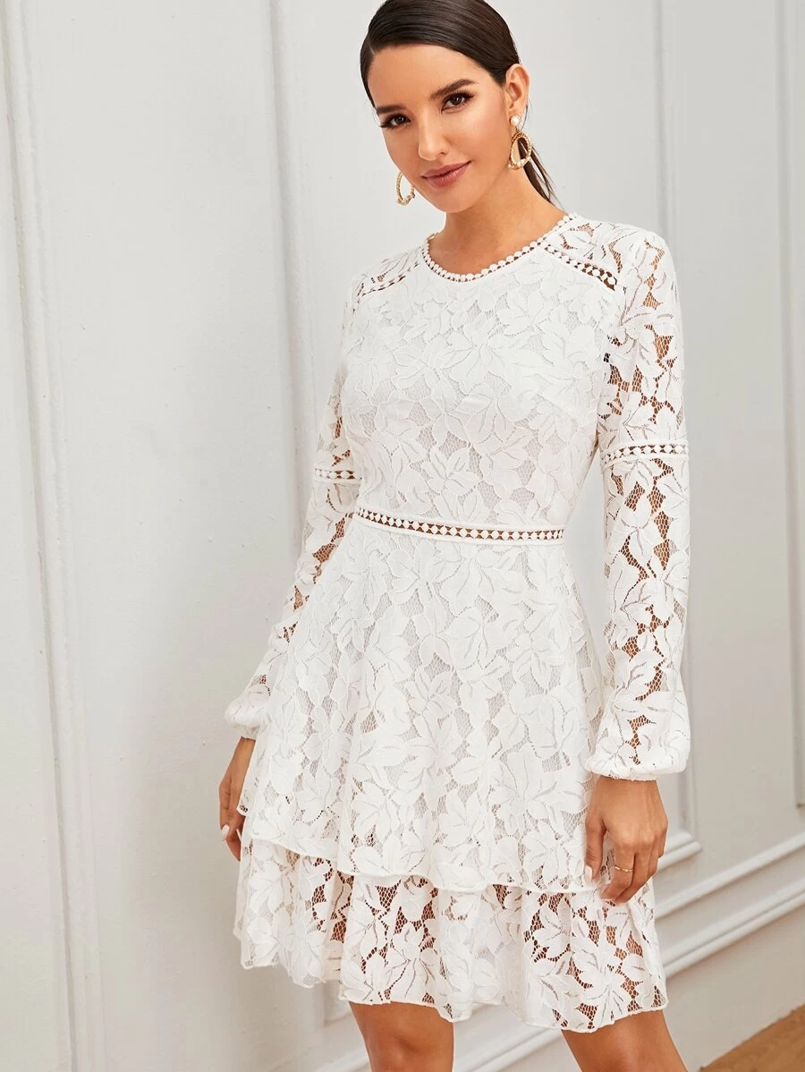 chinese dress ladies Mosileo Lace Dress S
