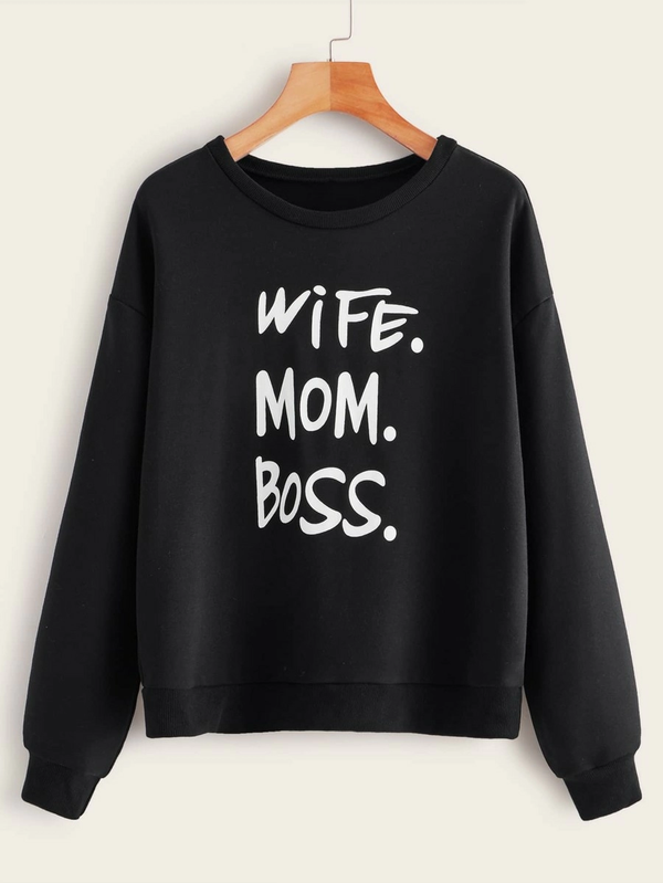 Mom Wife Boss Sweatshirt