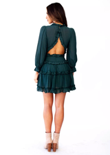 Vetozza Open Back Dress (Green) - La Bella Fashion Boutique