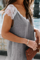 Prazzo Lace Blouse - La Bella Fashion Boutique
