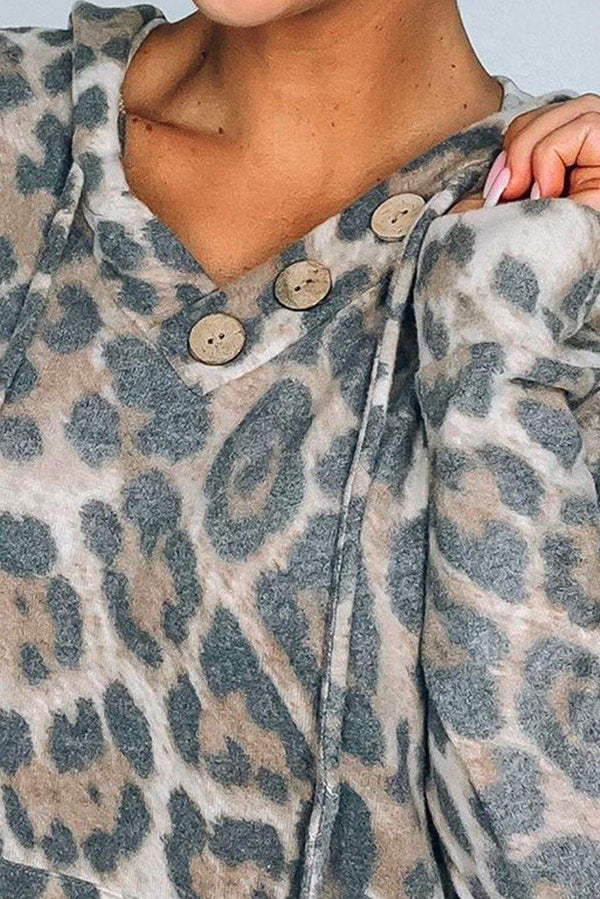 Leopard Hoodie - La Bella Fashion Boutique