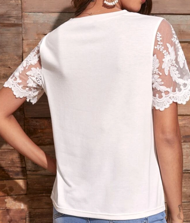 Ripi Lace Sleeve Blouse - La Bella Fashion Boutique Online Fashion Boutique online boutique dresses tank tops