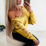 Bari Lace Sleeve Pullover - La Bella Fashion Boutique