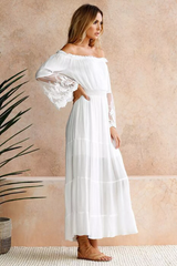 Oriolo Off Shoulder Maxi Dress - La Bella Fashion Boutique