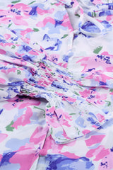 Cakewalk Floral Blouse (Purple)