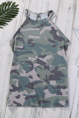 Camouflaged Tank Top - La Bella Fashion Boutique