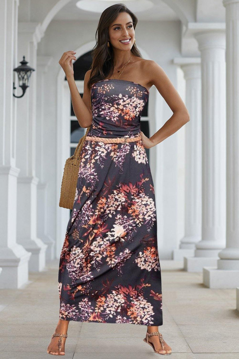 Frigole Floral Dress - La Bella Fashion Boutique
