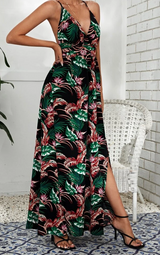 Sauris Tropical Maxi Dress - La Bella Fashion Boutique Online Fashion Boutique online boutique dresses tank tops