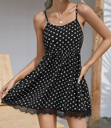 Sabiaco Polka Dot Dress - La Bella Fashion Boutique Online Fashion Boutique online boutique dresses tank tops