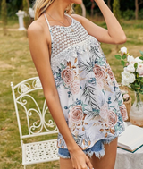 Ragusa Lace Tank - La Bella Fashion Boutique Online Fashion Boutique online boutique dresses tank tops