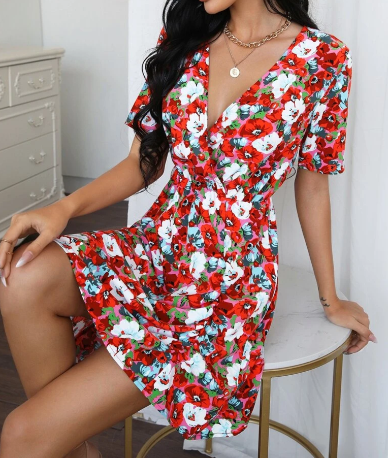 Gorizia Floral Dress - La Bella Fashion Boutique Online Fashion Boutique online boutique