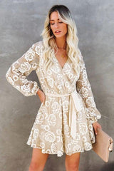 Apricot Wrap Dress - La Bella Fashion Boutique Online Fashion Boutique online boutique dresses tank tops