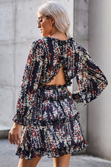 Floral Ellie Ruffle Dress