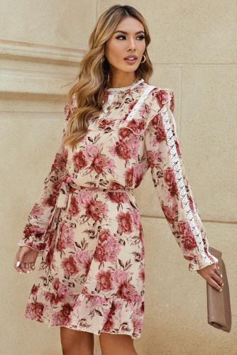 Rassa Ruffle Floral Dress - La Bella Fashion Boutique Online Fashion Boutique online boutique dresses tank tops