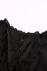 Vetozza Open Back Dress (Black) - La Bella Fashion Boutique